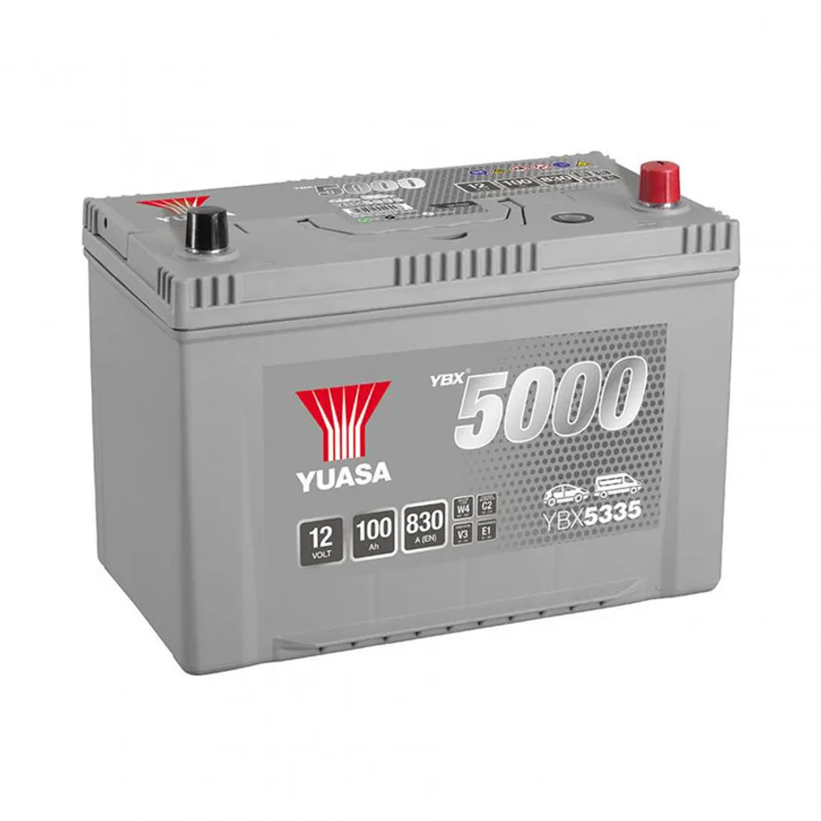 Yuasa 12V 100Ah Silver High Performance Battery Japan YBX5335 (0)