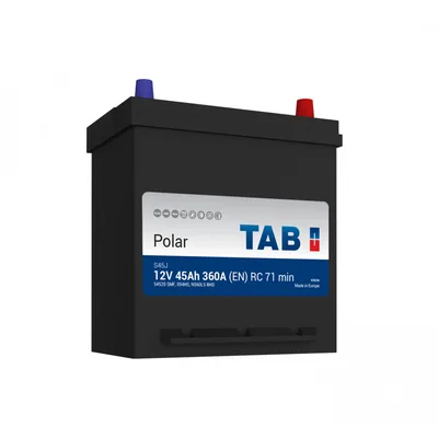 45 Ah/12V TAB Polar S (0)Тонка клема Japan Min.