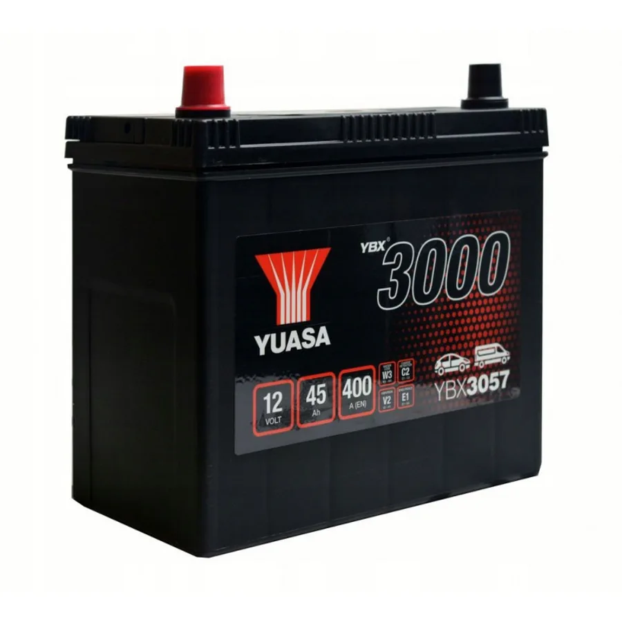 Yuasa 12V 45Ah SMF Battery Japan YBX3057 (1)