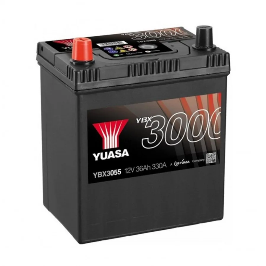 Yuasa 12V 36Ah SMF Battery Japan YBX3055 (1)