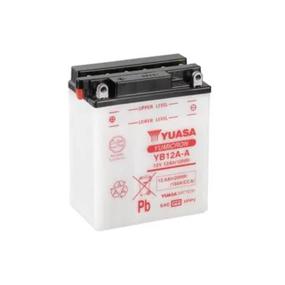 МОТО Yuasa 12V 12,6Ah  YuMicron Battery  YB12A-A (сухозаряжений)