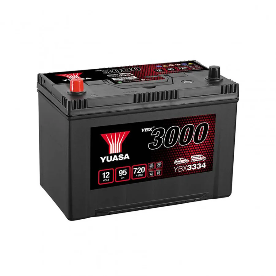 Yuasa 12V 95Ah SMF Battery Japan YBX3334 (1)