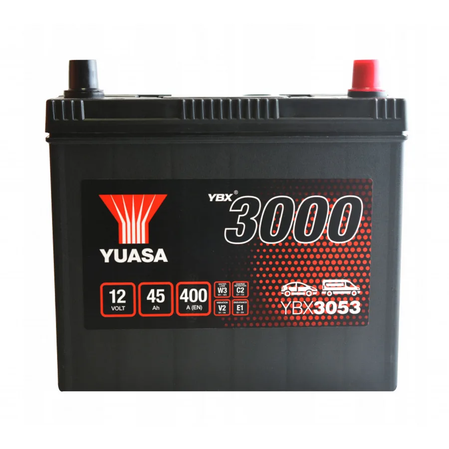Yuasa 12V 45Ah SMF Battery Japan YBX3053 (0)