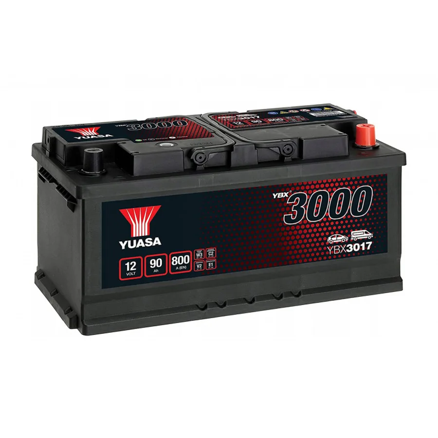 Yuasa 12V 90Ah SMF Battery YBX3017 (0)