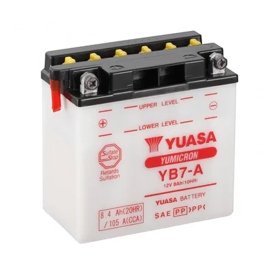 МОТО Yuasa 12V 8,4Ah  YuMicron Battery YB7-A (сухозаряжений)