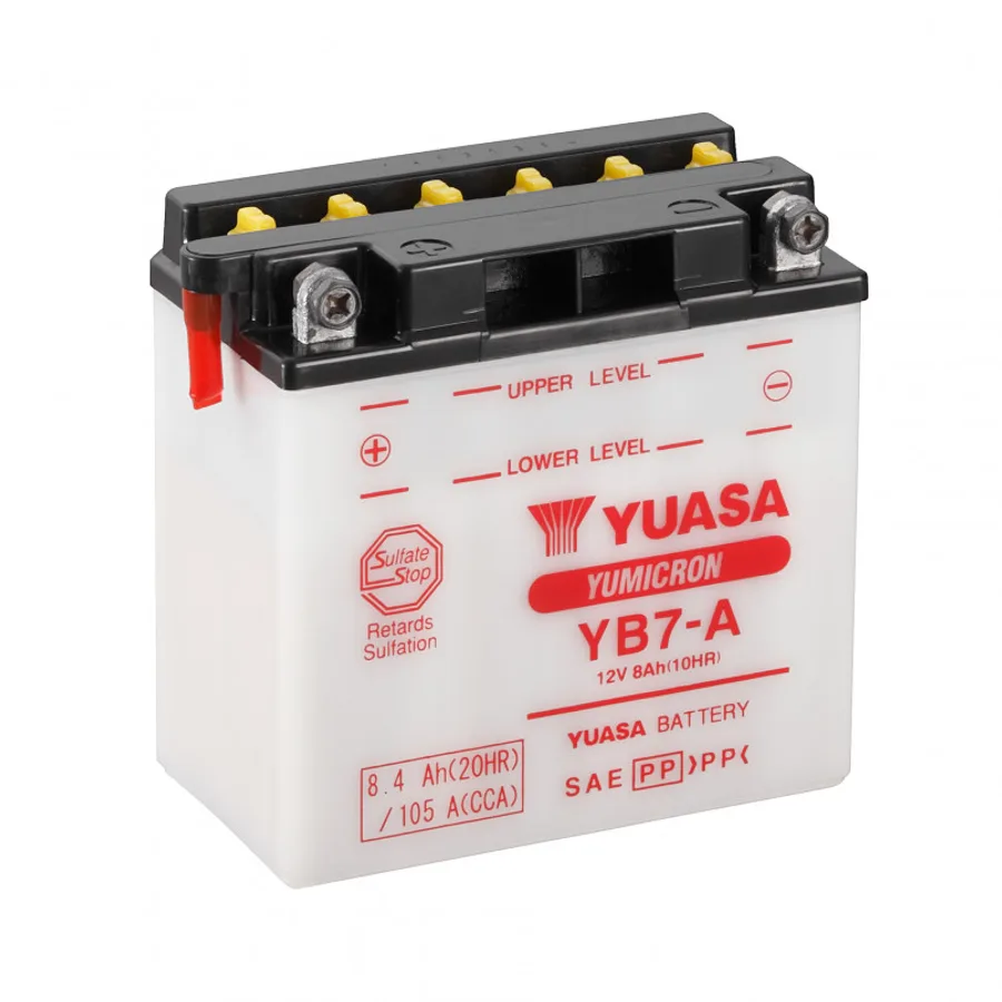 МОТО Yuasa 12V 8,4Ah YuMicron Battery YB7-A (сухозаряжений)