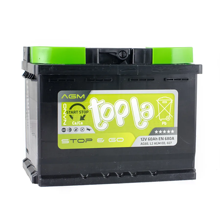 60 Ah/12V Topla AGM Euro (0)