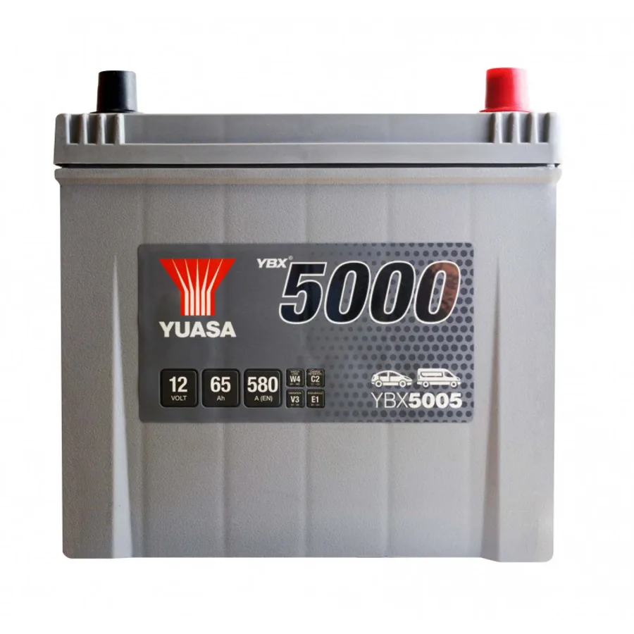 Yuasa 12V 65Ah Silver High Performance Battery Japan YBX5005 (0)