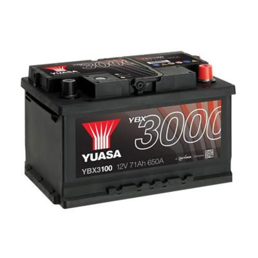 Yuasa 12V 71Ah SMF Battery YBX3100 (0)