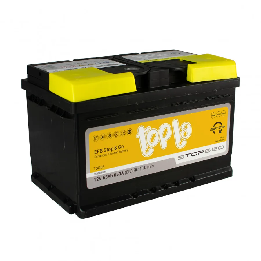 65 Ah/12V Topla EFB Euro (0)