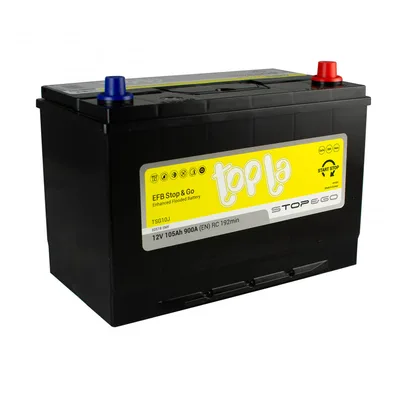 105 Ah/12V Topla EFB JIS Euro (0)