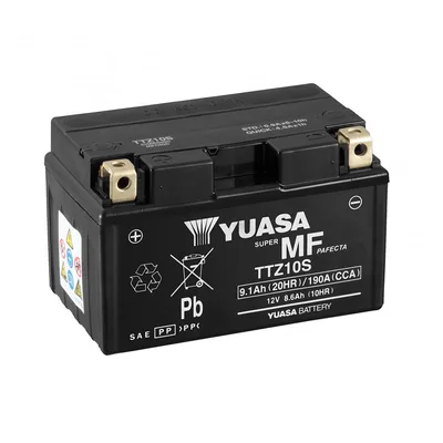 МОТО Yuasa 12V 9,1Ah MF VRLA Battery AGM TTZ10S(сухозаряжений)