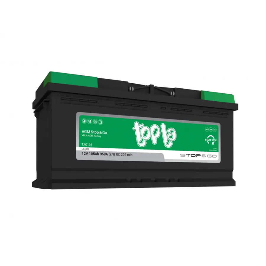 105 Ah/12V Topla AGM Euro (0)
