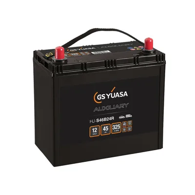 Yuasa 12V 45Ah  Auxiliary AGM Battery Japan  HJ-S46B24R (1)