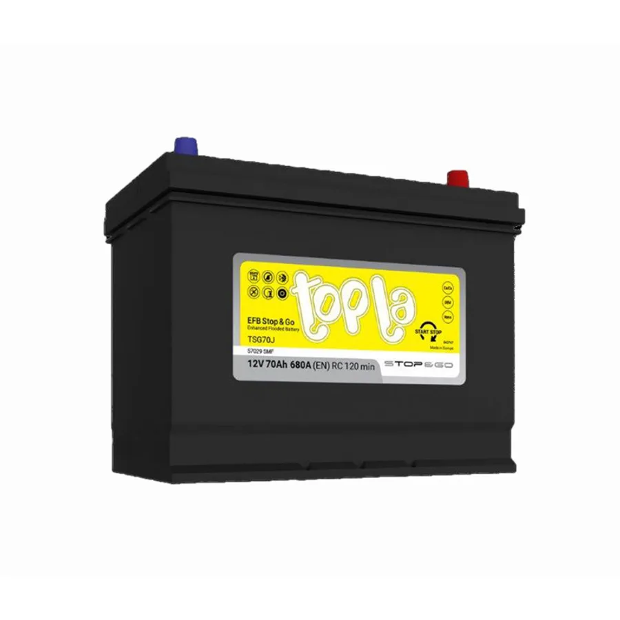 70 Ah/12V Topla EFB Japan Euro (0)