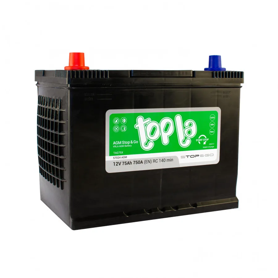 75 Ah/12V Topla AGM Japan (1)