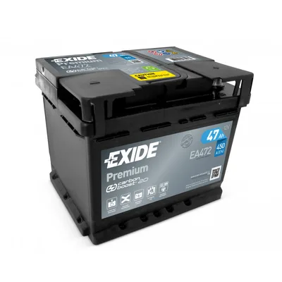 47 Ah/12V EXIDE PREMIUM Euro EA472