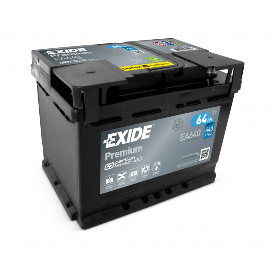 64 Ah/12V EXIDE PREMIUM Euro EA640