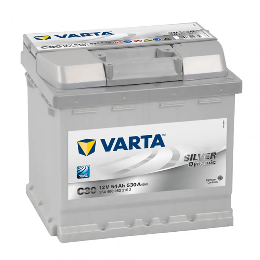 VARTA 54Ач Silver Dynamic C30 (0)