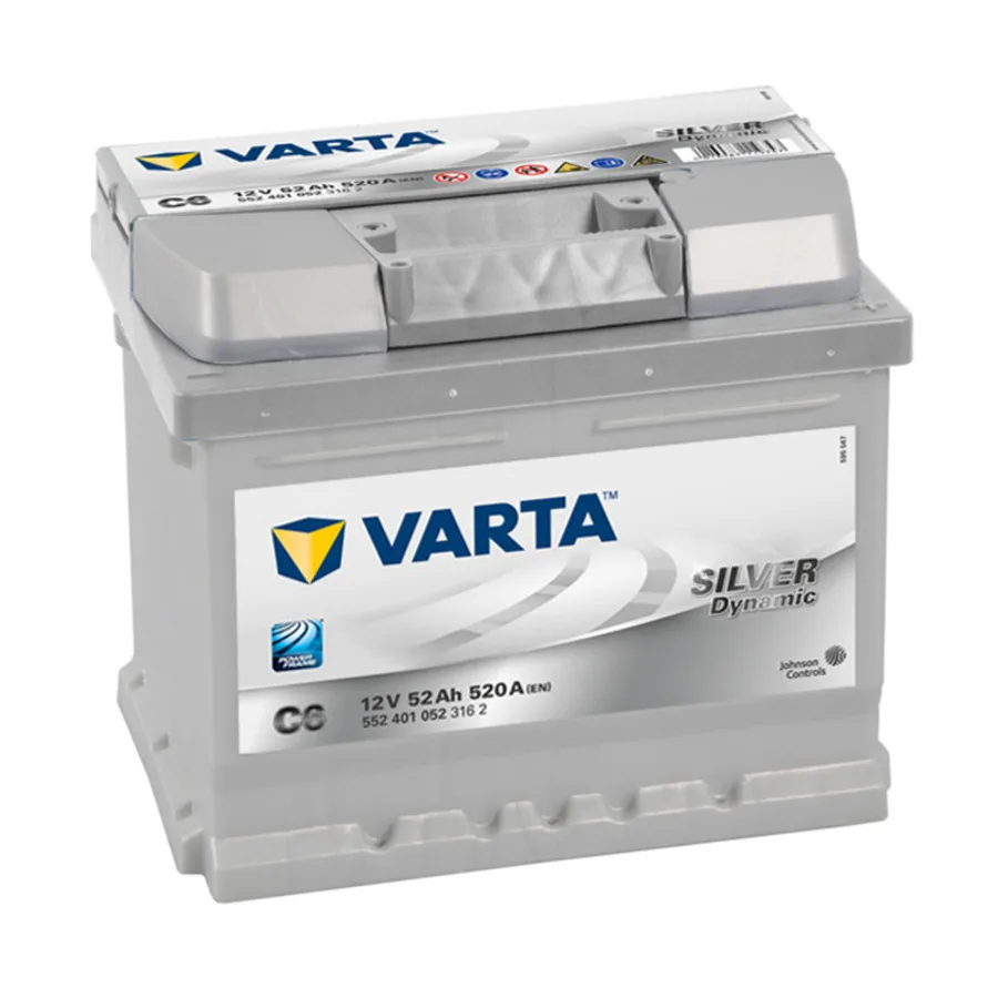 VARTA 52Ач Silver Dynamic C6 (0)