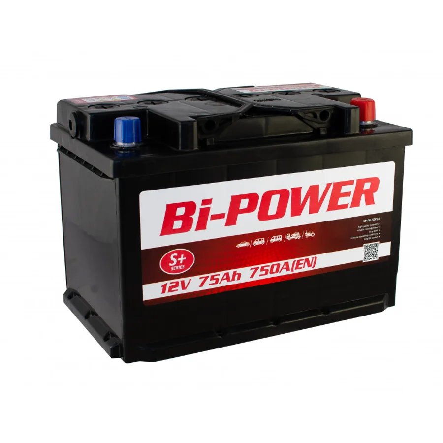 75 Аh/12V NEW!!!  Euro BI-Power  750A(EN)  (0)